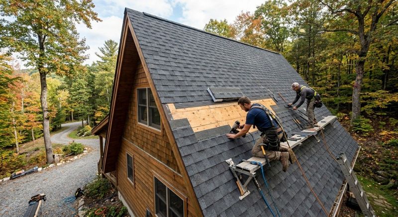 A Frame Roof Installation in Rutherford County, TN