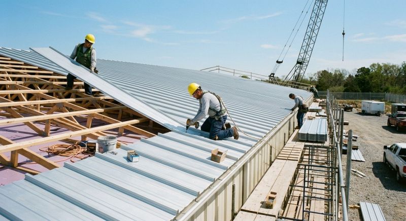 Aluminum Roof Installation in La Vergne, TN