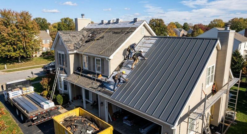 Aluminum Roof Replacement in Lascassas, TN