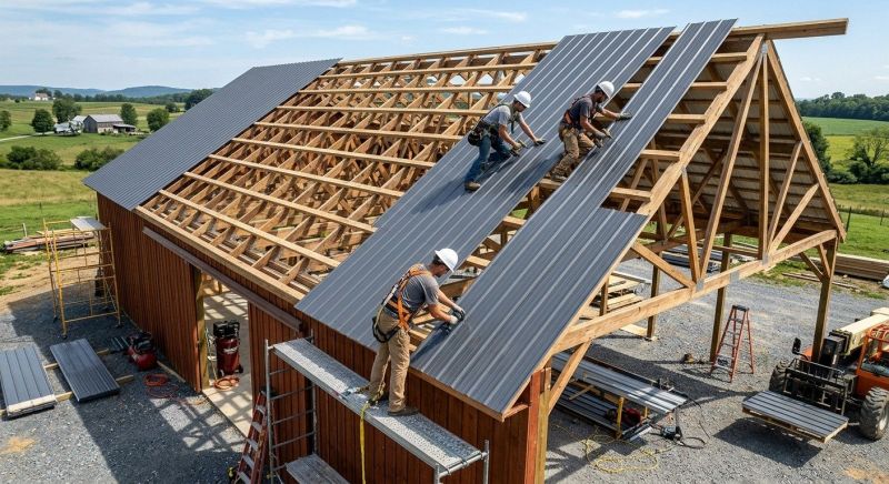 Barn Roof Construction in Rutherford County, TN