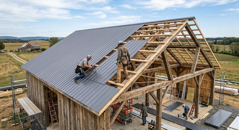 Barn Roof Installation in Rutherford County, TN