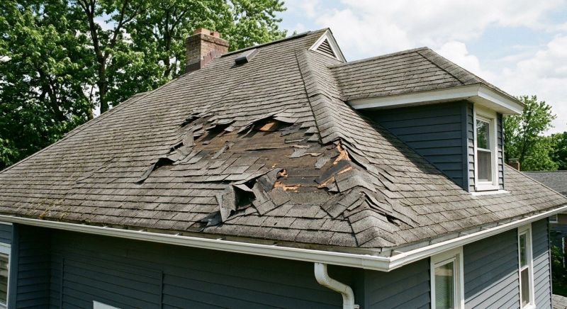 Damaged Roof Replacement in Watertown, TN