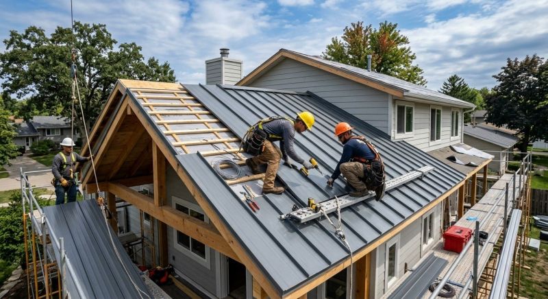 Sheet Roofing Installation in Chapel Hill, TN